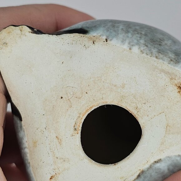 Signed AD Andersen Design Studio Pottery Baby Penguin Chick Bird Figurine - Picture 8 of 8